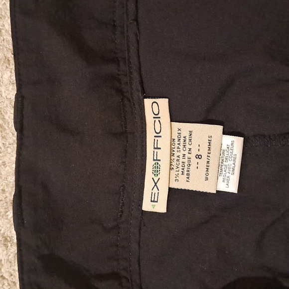 Exofficio Travel Skirt, black, size 8 - Picture 6 of 8